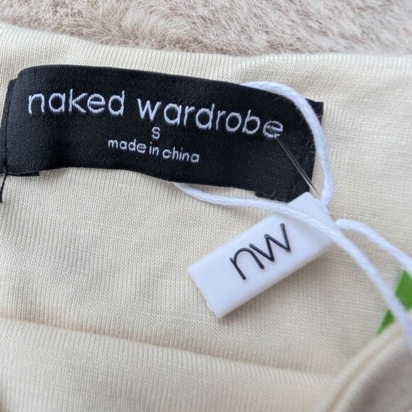 NWT Naked Wardrobe, Scoop Neck Thong Bodysuit, SZ SM, style NW-BOO46-H - Picture 9 of 10